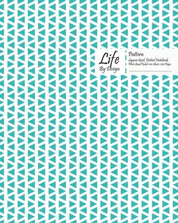 Couverture_Traingle Pattern Square Grid, Quad Ruled, Composition Notebook, 100 Sheets, Large Size 8 X 10 Inch Royal Blue Cover