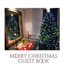 Couverture_Merry christmas blank guest book