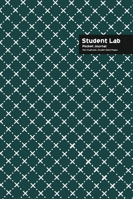 Student Lab Pocket Journal 6 X 9, 102 Sheets, Double Sided, Non Duplicate Quad Ruled Lines, (olive Green)