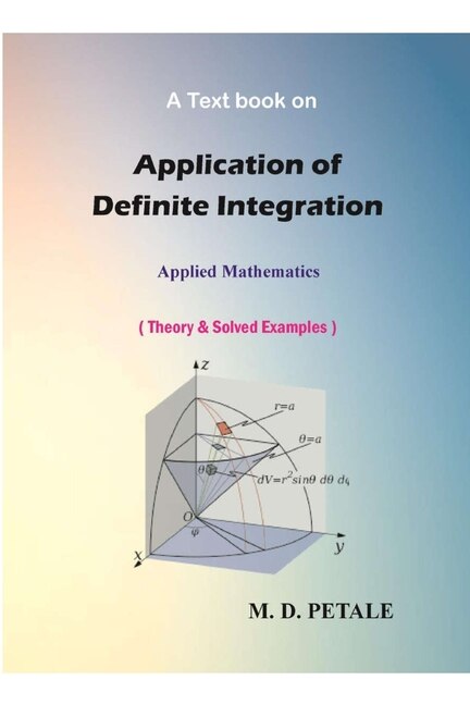 Front cover_Application of Definite Integration
