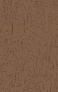 Faces Dotted Notebook (beige)