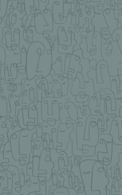 Faces Dotted Notebook (gray)