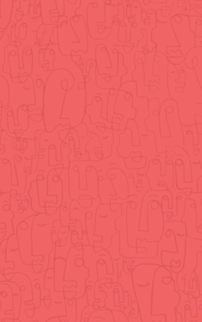 Faces Dotted Notebook (pink)