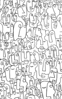 Front cover_Faces Dotted Notebook (white)