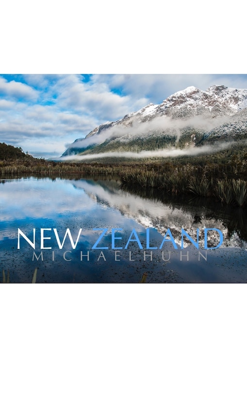 Front cover_New Zealand Iconic landscape creative blank page journal Michael Huhn