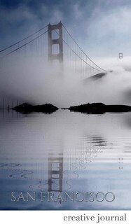 Couverture_San Francisco stunning golden gate bridge reflections Blank white page Creative Journal