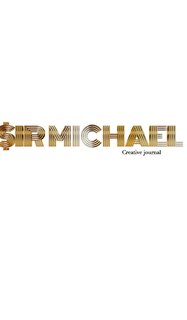 Front cover_Gold graphic sir Michael branded Blank page Creative Note journal