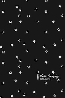 Write Everyday, 2020 Dated Daily Planner, 365 Days Write-in Journal (black)