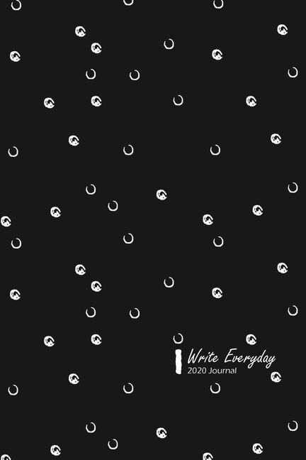 Write Everyday, 2020 Dated Daily Planner, 365 Days Write-in Journal (black)