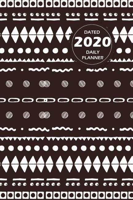 Couverture_Pattern Lifestyle, Dated 2020 Daily Planner, 365 Days Blank Lined, Write-in Journal (coffee)