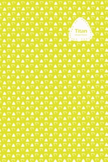 Titan Lifestyle, Undated Daily Planner, 106 Weeks (2 Years), Blank Lined, Write-in Journal (yellow)