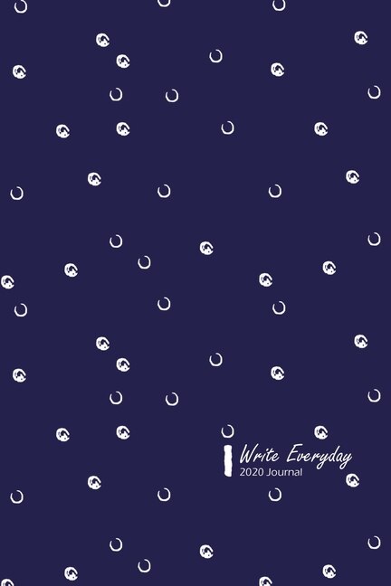 Write Everyday Lifestyle, Dated 2020 Daily Planner, 365 Days (full Year Planner), Blank Lined, Write-in Journal (navy)
