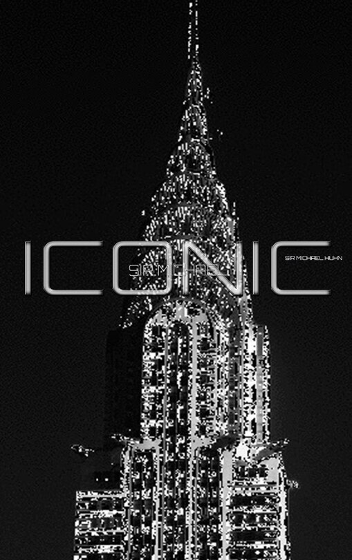 Couverture_iconic New York City chrysler building blank Creative journal sir Michael Designer edition