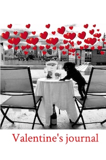 Front cover_Valentine's Pomeranian love blank journal