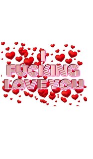 Couverture_Valentine's I fucking love you creative blank journal