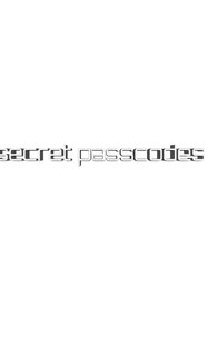 Front cover_secret passcodes blank notebook