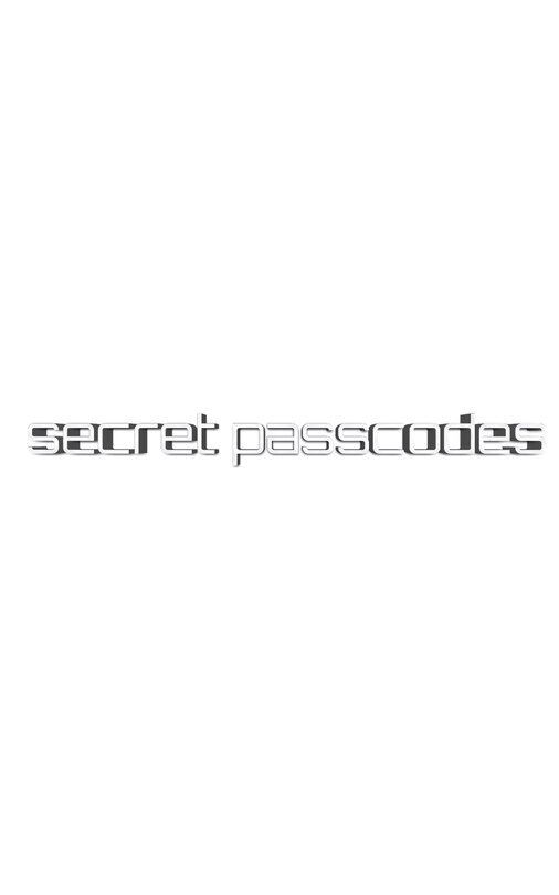Front cover_secret passcodes blank notebook