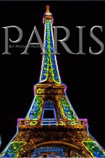 Couverture_Paris Eiffel Tower Neon Blank Creative Journal Sir Michael Designer Edition