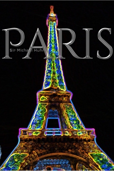Couverture_Paris Eiffel Tower Neon Blank Creative Journal Sir Michael Designer Edition