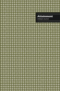 Attainment Lifestyle Journal, Creative Write-in Notebook, Dotted Lines, Wide Ruled, Medium Size (a5), 6 X 9 (beige)