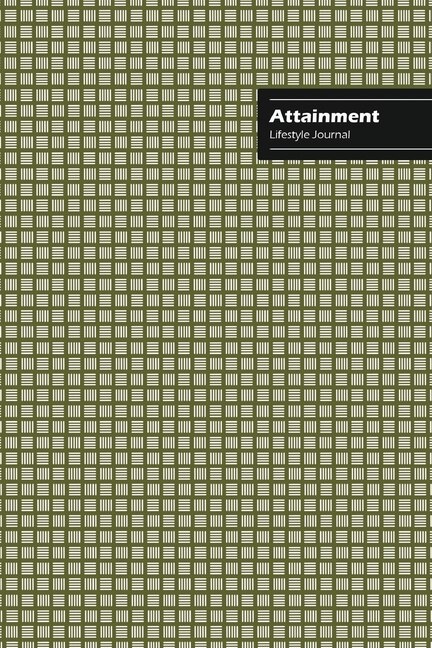 Attainment Lifestyle Journal, Creative Write-in Notebook, Dotted Lines, Wide Ruled, Medium Size (a5), 6 X 9 (beige)
