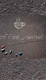 Front cover_coffee journal Creative blank journal