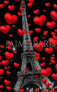 Front cover_j'aime paris tour eiffel blanc journal
