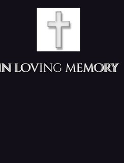 Couverture_in loving memory funeral blank page Guest Book