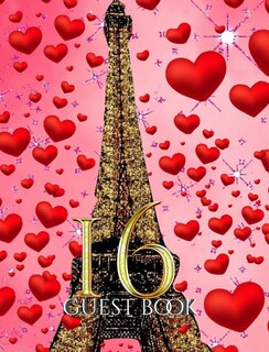 Front cover_16 party paris themed blank gueat book