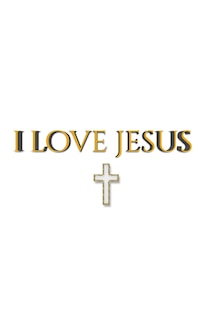 Front cover_i love jesus Minamilist creative blank journal