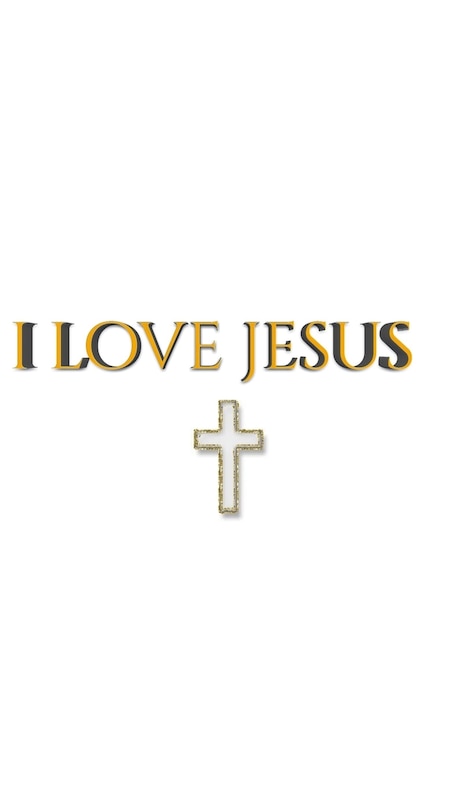 Front cover_i love jesus Minamilist creative blank journal