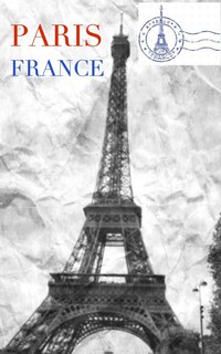 Couverture_Eiffel Tower Paris black and white creative blank journal
