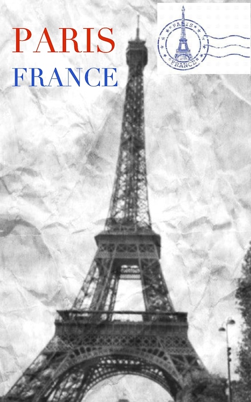 Couverture_Eiffel Tower Paris black and white creative blank journal