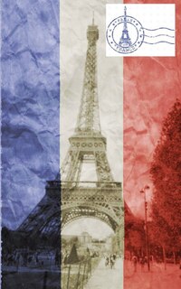 Front cover_Eiffel Tower French Flag vintage creative blank Journal