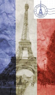 Front cover_Eiffel Tower French Flag vintage creative blank Journal