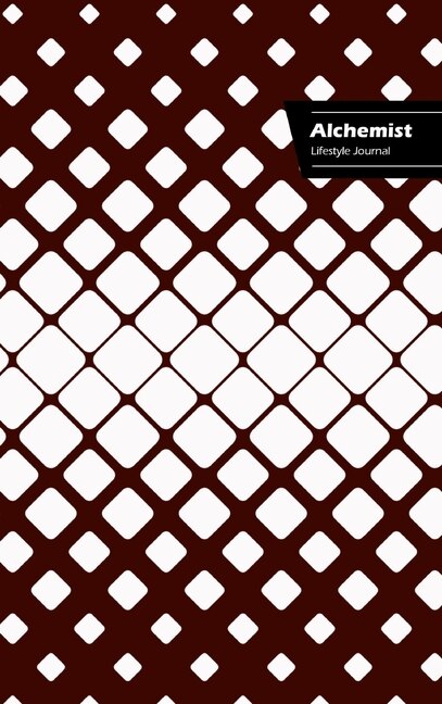 Alchemist Lifestyle Journal, Write-in Notebook, Dotted Lines, Wide Ruled, Size 6 X 9 Inch (a5) Hardcover (coffee)