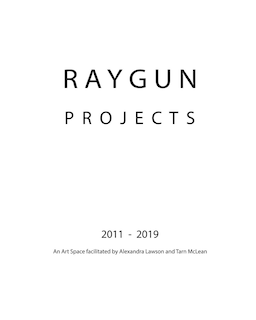 Front cover_RAYGUN Projects 2011 - 2019