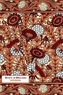 Couverture_Hearts of Blossoms NOTEBOOK [ruled Notebook/Journal/Diary to write in, 60 sheets, Medium Size (A5) 6x9 inches]