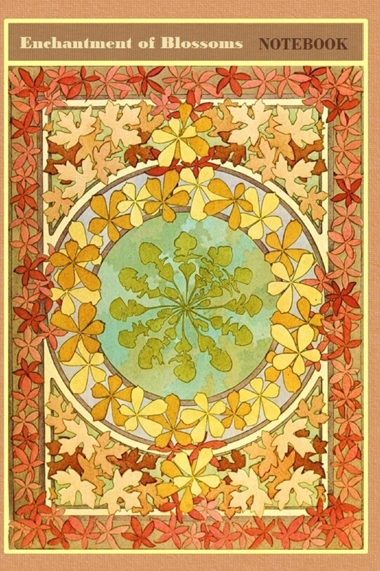 Front cover_Enchantment of Blossoms NOTEBOOK [ruled Notebook/Journal/Diary to write in, 60 sheets, Medium Size (A5) 6x9 inches]