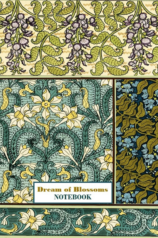 Front cover_Dream Of Blossoms Notebook [ruled Notebook/journal/diary To Write In, 60 Sheets, Medium Size (a5) 6x9 Inches]