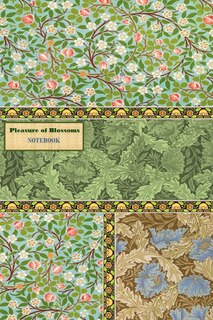 Front cover_Pleasure Of Blossoms Notebook [ruled Notebook/journal/diary To Write In, 60 Sheets, Medium Size (a5) 6x9 Inches]