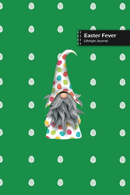 Front cover_Easter Fever Lifestyle Journal, Blank Write-in Notebook, Dotted Lines, Wide Ruled, Size (a5) 6 X 9 In (green)