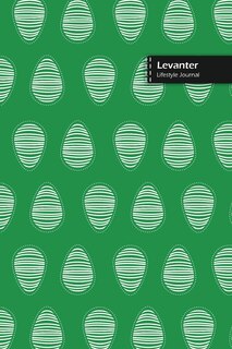 Front cover_Levanter Lifestyle Journal, Blank Write-in Notebook, Dotted Lines, Wide Ruled, Size (a5) 6 X 9 In (green)