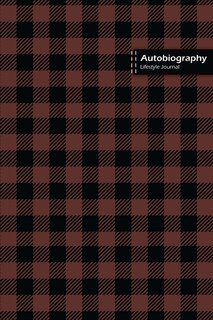 Front cover_Autobiography Lifestyle Journal, Blank Write-in Notebook, Dotted Lines, Wide Ruled, Size (a5) 6 X 9 In (brown)
