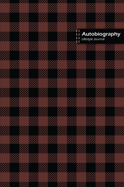 Front cover_Autobiography Lifestyle Journal, Blank Write-in Notebook, Dotted Lines, Wide Ruled, Size (a5) 6 X 9 In (brown)