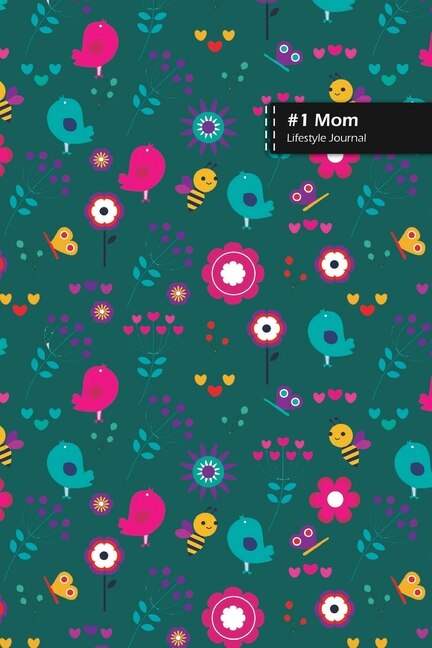 Number One Mom Lifestyle Journal, Blank Write-in Notebook, Dotted Lines, Wide Ruled, Size (a5) 6 X 9 In (olive Green I)