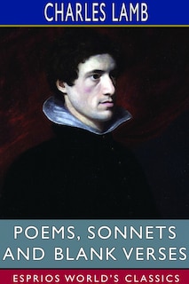 Front cover_Poems, Sonnets and Blank Verses (Esprios Classics)