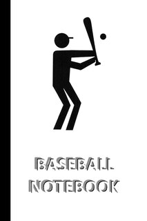 BASEBALL NOTEBOOK [ruled Notebook/Journal/Diary to write in, 60 sheets, Medium Size (A5) 6x9 inches]: SPORT Notebook for fast/simple saving of instructions, ideas, descriptions etc