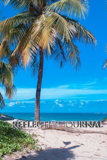 Front cover_Beach Reflective blank creative journal