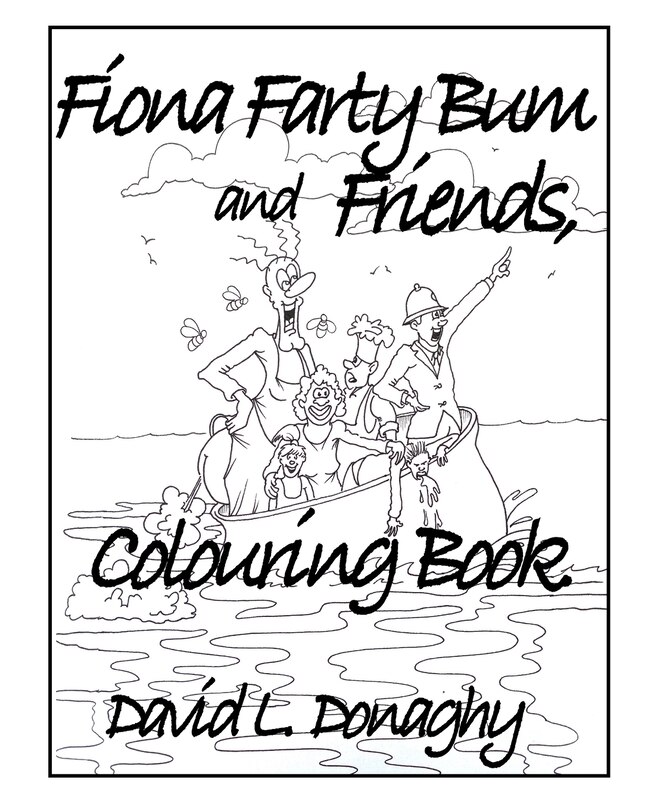Front cover_Fiona Farty Bum and friends colouring book